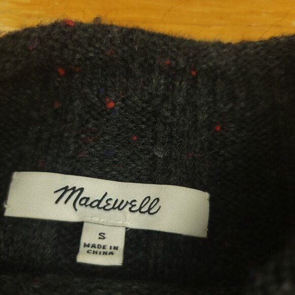 Madewell Womens S‎ Dress Donegal Rolled Mock Neck Sweater Dress Style AF500 - Picture 2 of 13